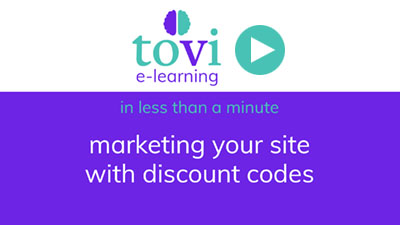 marketing your site with discount codes