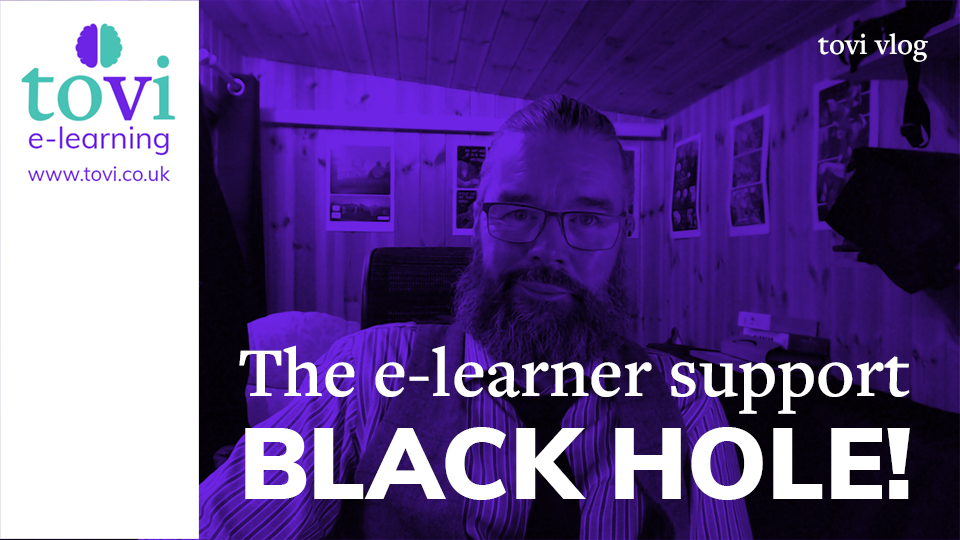 The e-learner support black hole